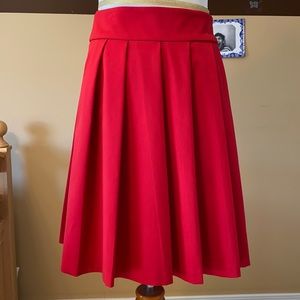 Ann Taylor Pleated A-Line Skirt
